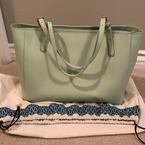 Tory Burch Leather Tote Bag (used: in excellent condition) - Picture 2 of 3